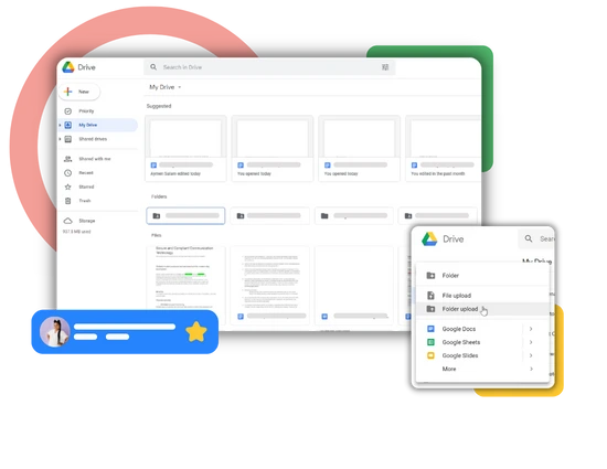 google workspace with kloud 7 provides cloud storage in the drive