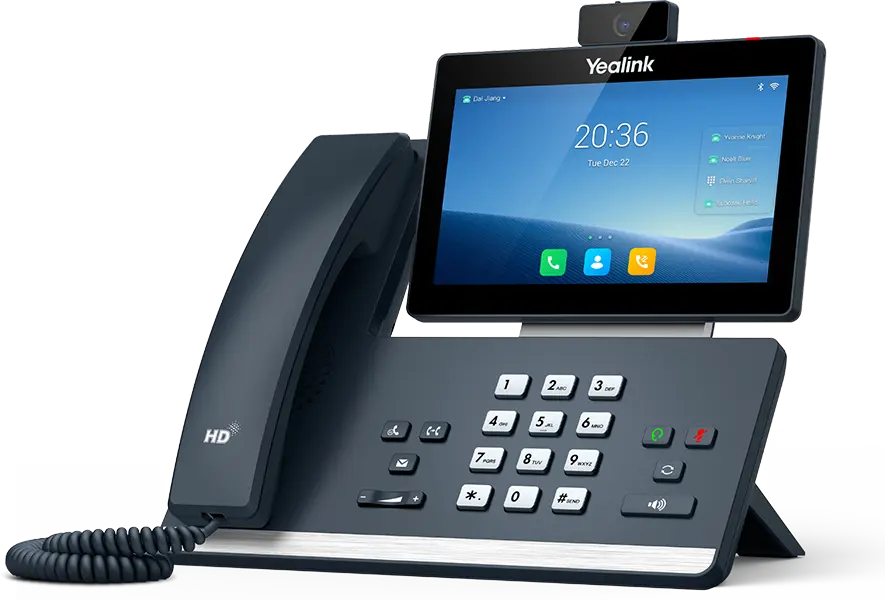 Image of Kloud 7's desk phone by Yealink.